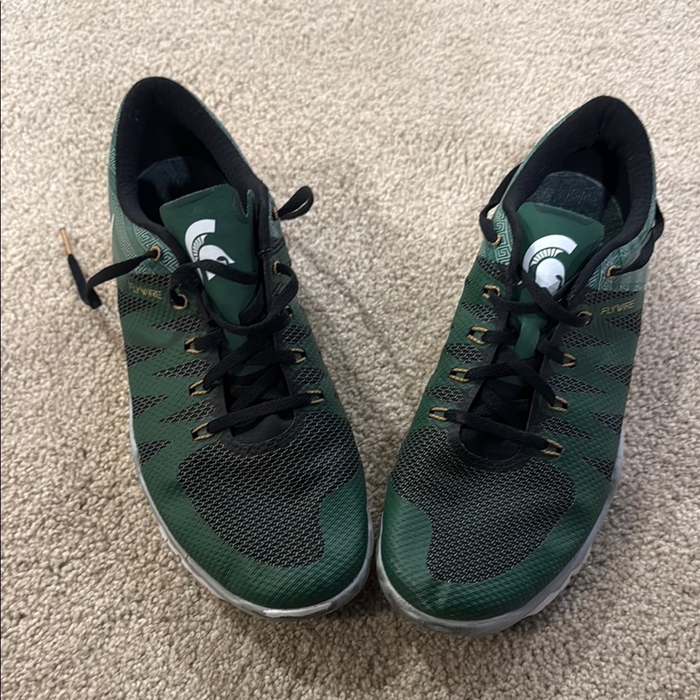 Nike 5.0 Green Michigan State Athletic Men's Shoes
